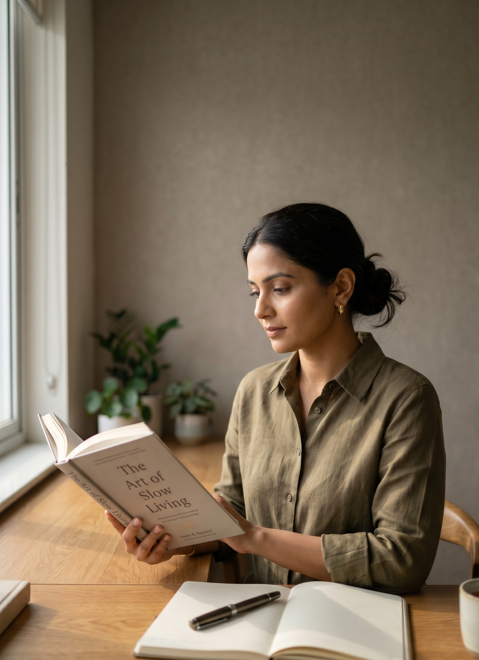 Indian woman designing habits